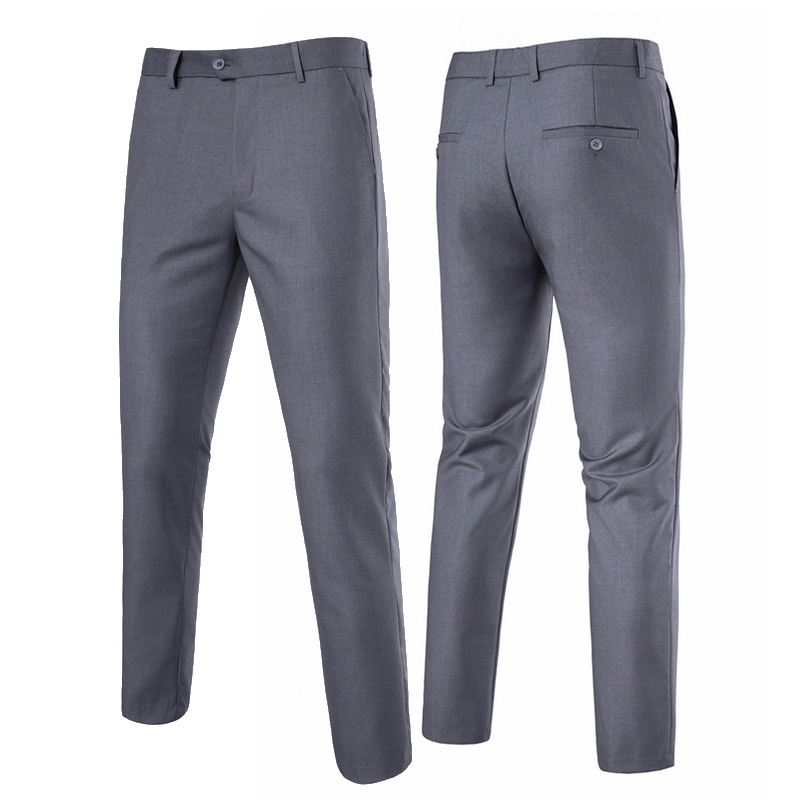 Dress Pant Flat Front - Kaliteli Erkek Slim Fit Golf Elbise