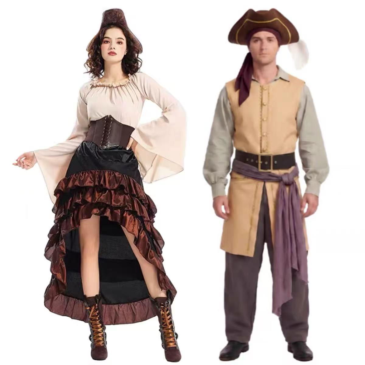 Men Formal Wear Vest - Film Backrooms Kaptan Clark Korsan Cosplay