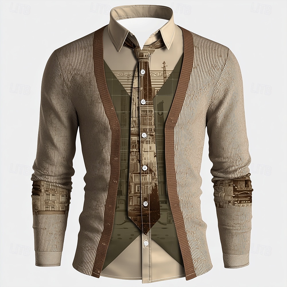 Erkek 3D sahte kaban desenli u - Unique Men'S Formal Wear incelemesi ve fiyatı
