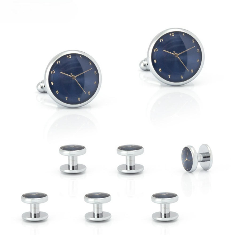 Zaman Estetiği Altın Gümüş Saa - Cufflinks Silver Set incelemesi ve fiyatı