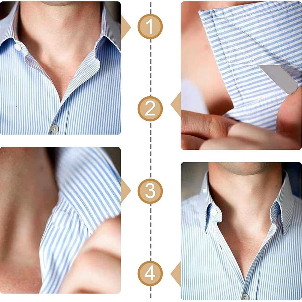 6 Adet Yeni Paslanmaz Çelik Ya - Collar Stay Metal incelemesi ve fiyatı