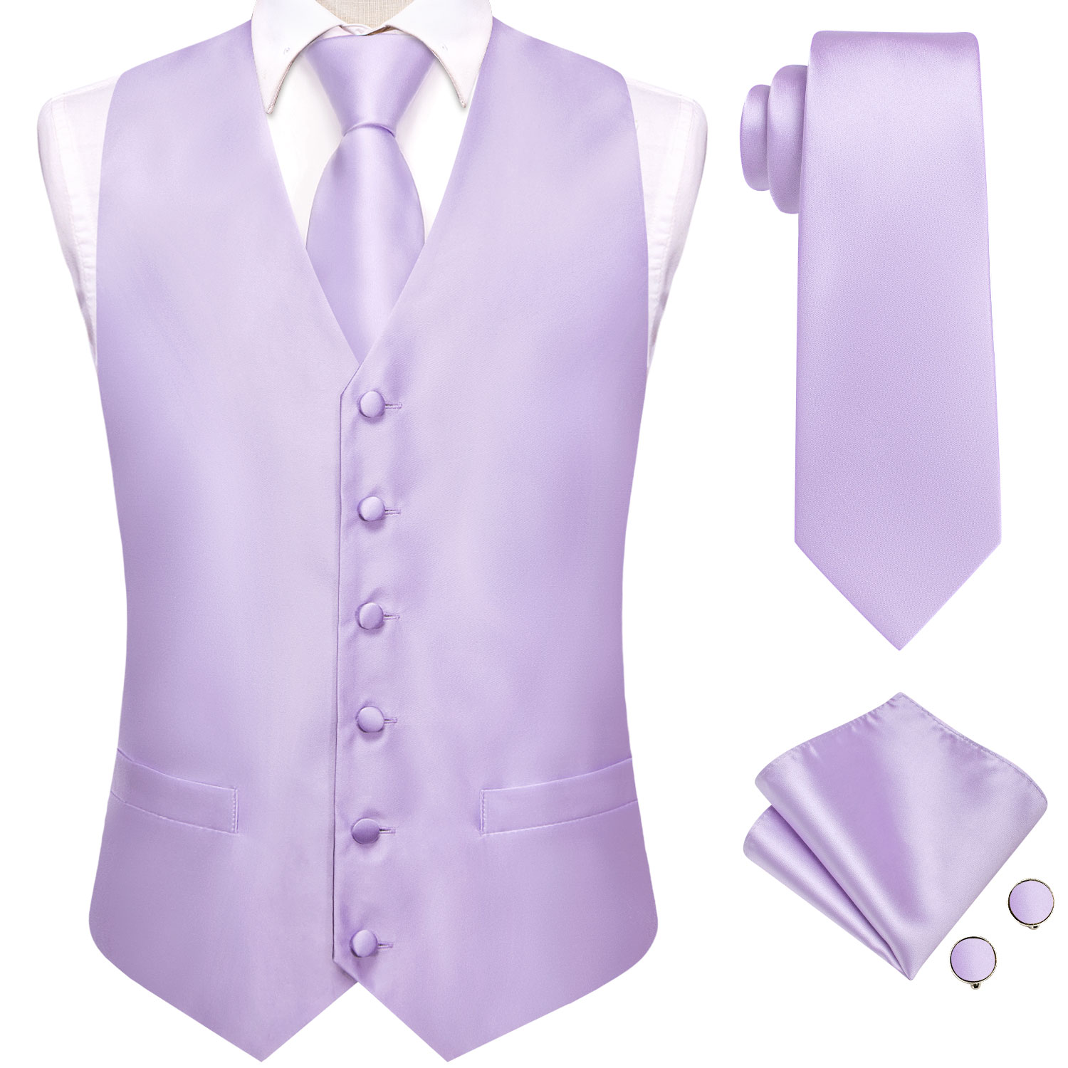 Hi-Tie Katı Voilet Lila Erkek  - Men Formal Wear Vest incelemesi ve fiyatı