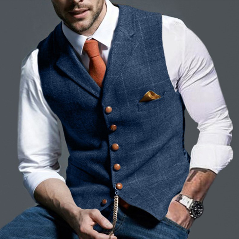 Moda erkek Yelekler Yaka Tüvit - Men Formal Wear Vest incelemesi ve fiyatı