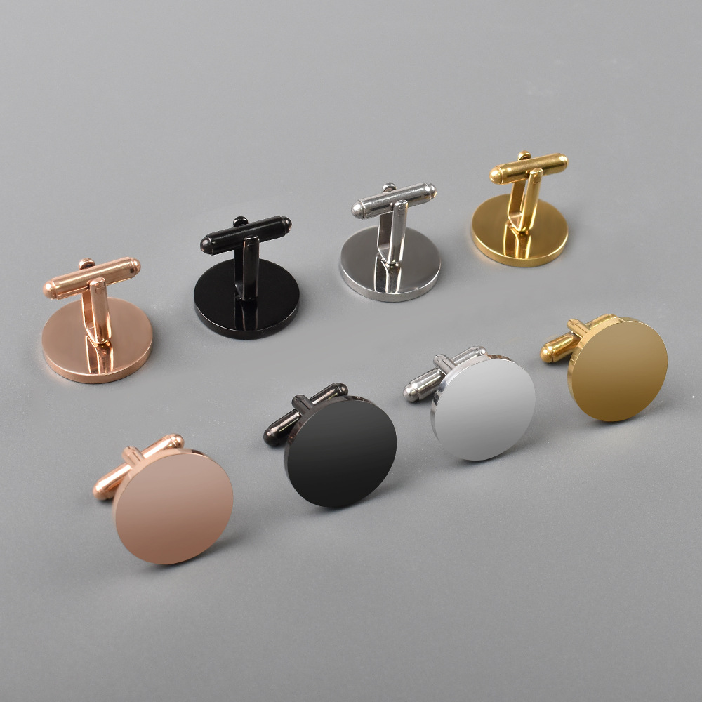 2 adet/takım erkek moda Metal  - Cufflinks Silver Set incelemesi ve fiyatı