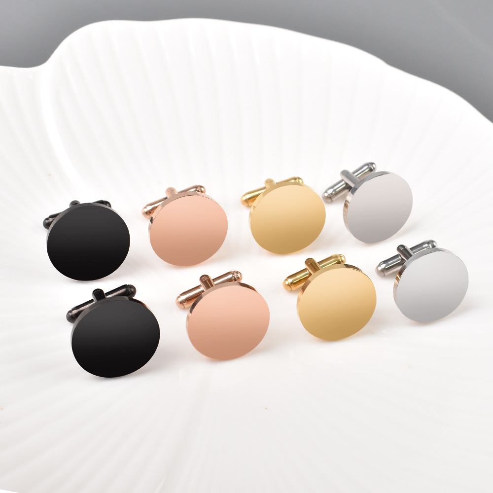 2 adet/takım erkek moda Metal  - Cufflinks Silver Set incelemesi ve fiyatı