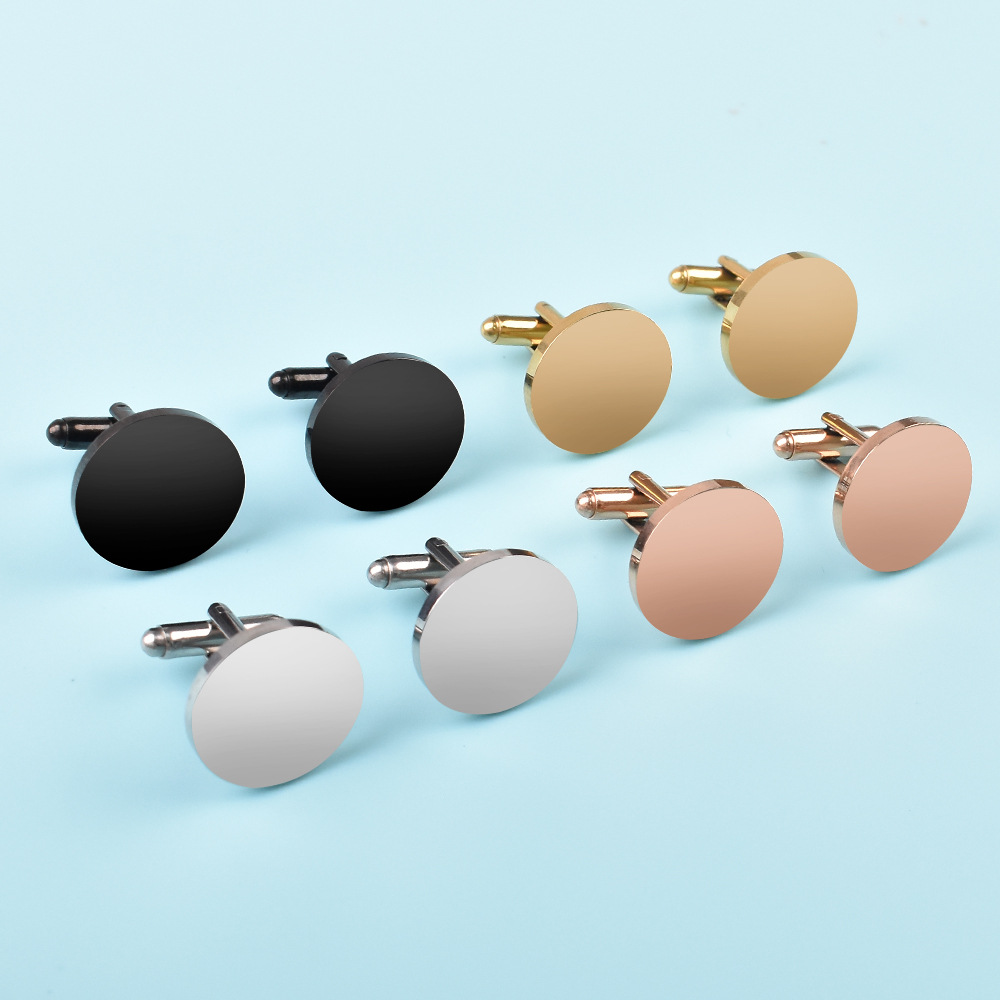 2 adet/takım erkek moda Metal  - Cufflinks Silver Set incelemesi ve fiyatı